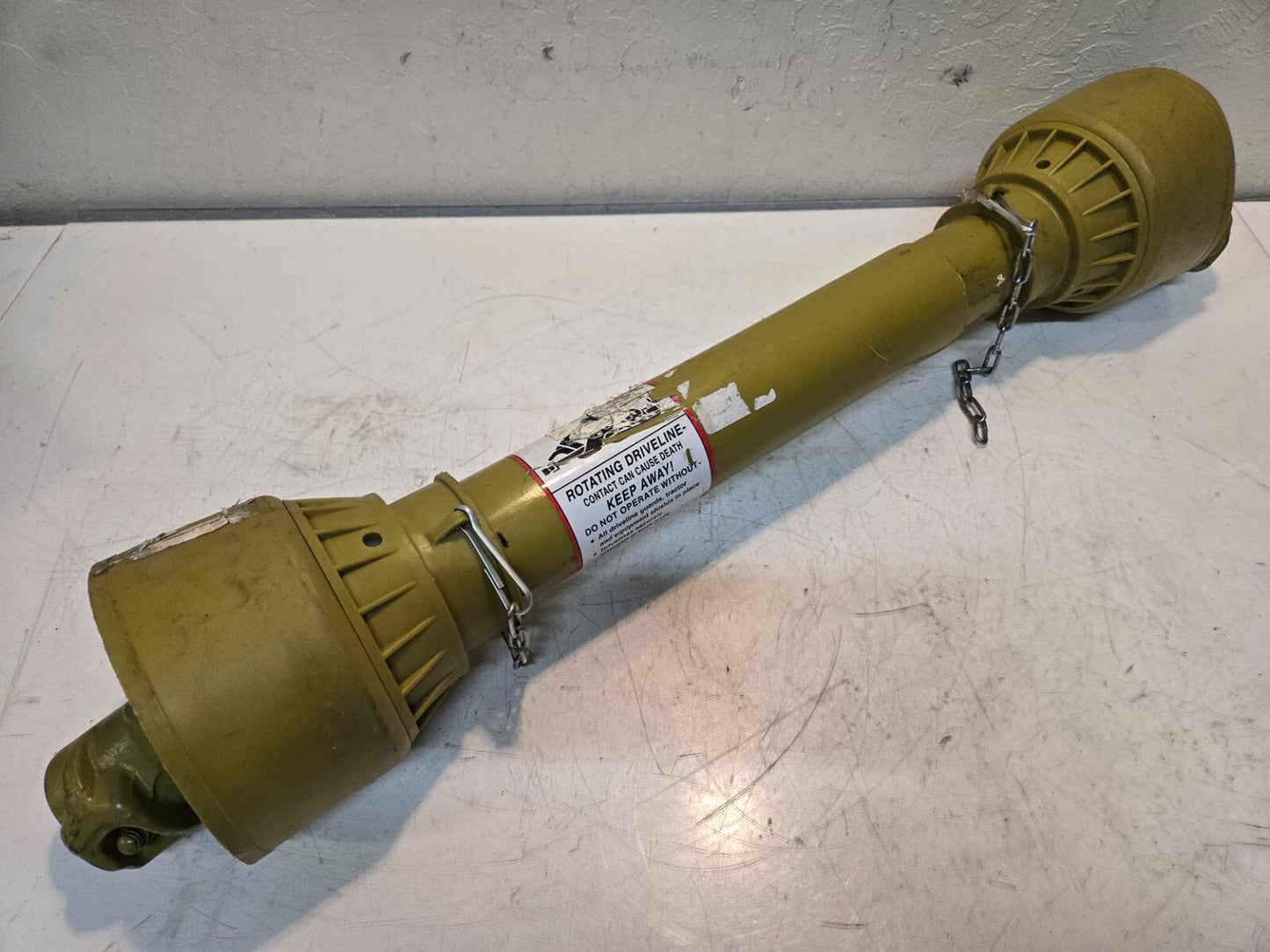 Tractor Telescoping Driveline 090306 | 1-3/8" 6 Spline Ends | 29" Long Collapsed