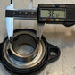 PEER 2-Bolt Flange FX207 Insert Bearing FHS207-23 | 36mm Bore 4-3/4" L 3-1/4" W