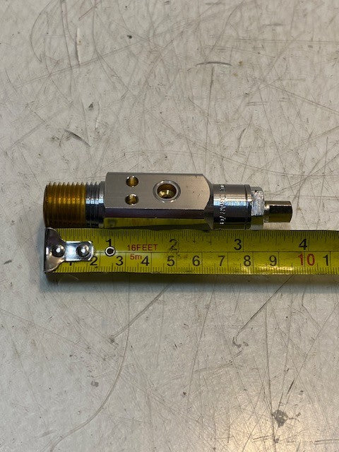 Sherwood Oxygen Valve 988002 CGA870 1299 | 3-3/4" Long 21mm Thread