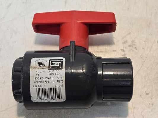 Spears 3/4" SCH 80 PVC Ball Valve 2121-007 | 235 PSI 73F | 0097426 | NSF-61