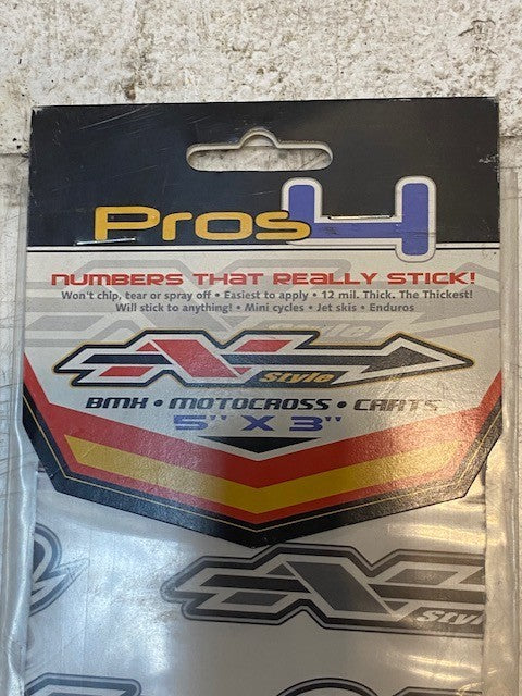 3 Quantity of N-Style Pros4 Black #3 | 3/Pk NIIII-3B 5" x 3" (9 Pcs Total)