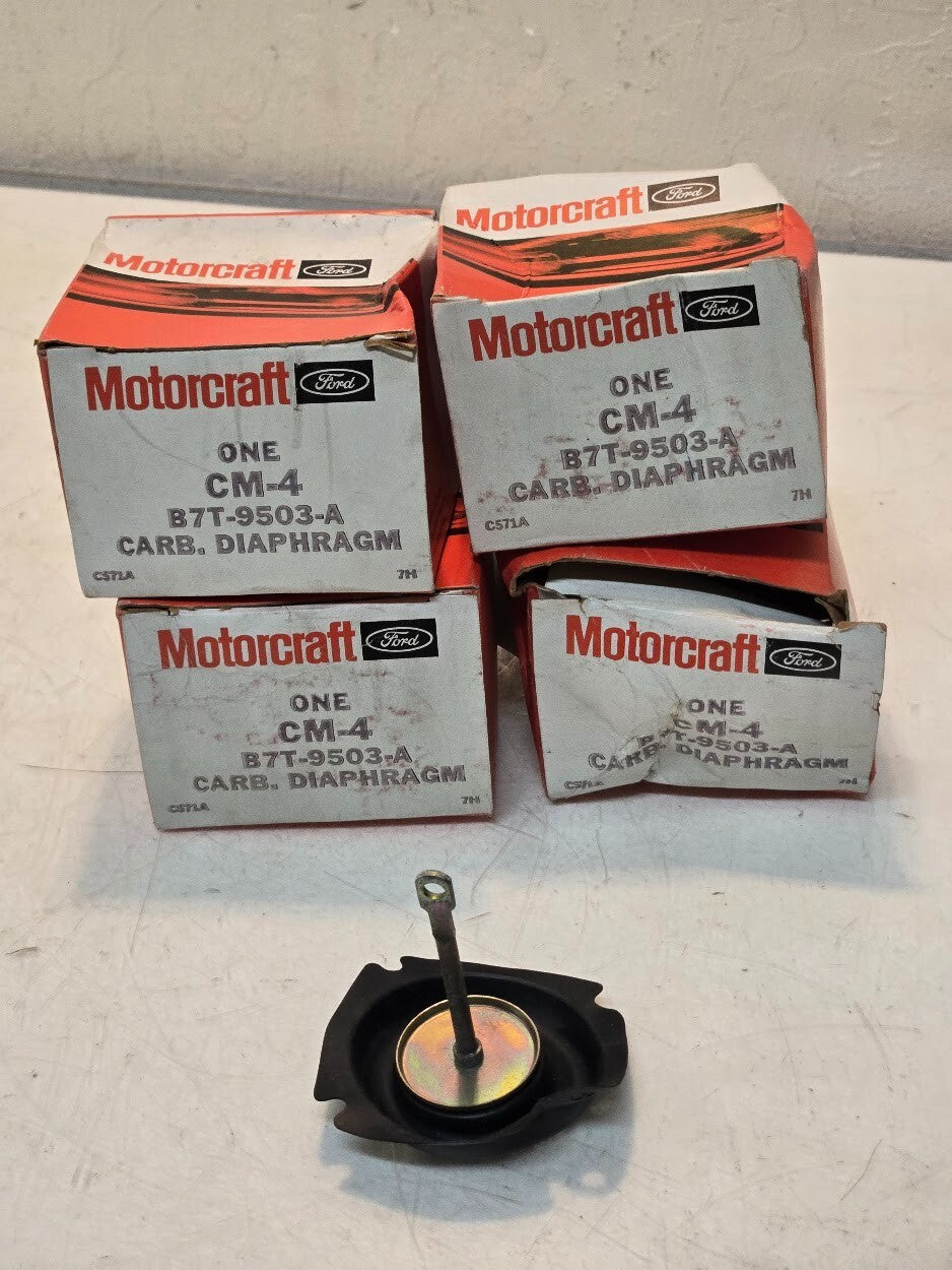 4 Quantity of Ford Motorcraft Carburetor Diaphragms B7t-9503-A | C571A (4 Qty)