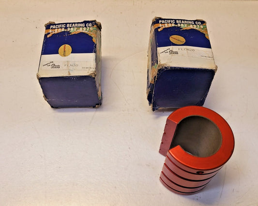 2 Quantity of Pacific Bearing Linear Bearings FLCN20 (2 Qty)