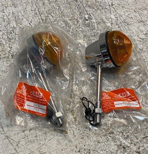 2 Quantity of Dixie 20-2122 Turn Signal Long Stem Blinkers (2 Quantity)