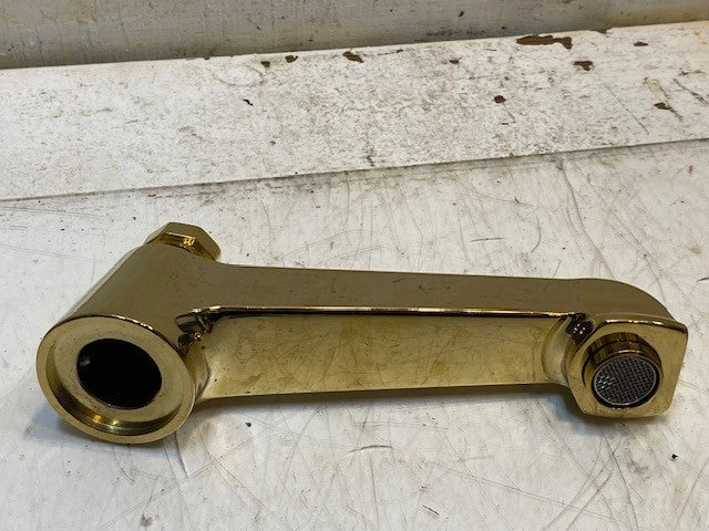 Kohler Gold Tub Faucet 9" Long 3-1/2" Tall 30mm Bore