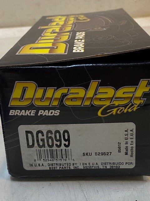 Duralast DG699 Gold Ceramic Disc Brake Pad Set of 4