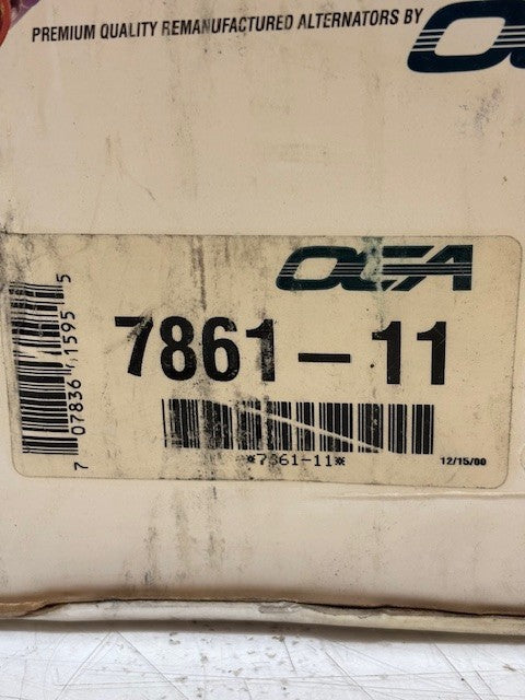 OCA Manufacturing Remanufactured Delco Remy  Alternator | 7861-11