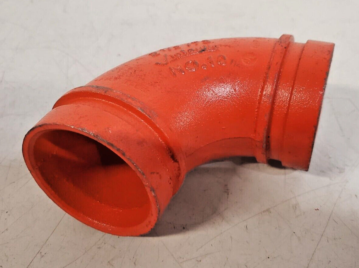 2 Qty. of Victaulic 90º  Elbow Grooved Pipe Fitting Nº 10 | 2-1/2"/73 (2 Qty)