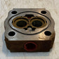 Hydraulic Gear Pump Housing End Cover Component 4-Bolt 5-1/2" x 5-1/4" x 1-3/4"
