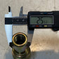 Pioneer Hydraulic Quick Disconnect Female Coupler 37mm OD 18mm Bore
