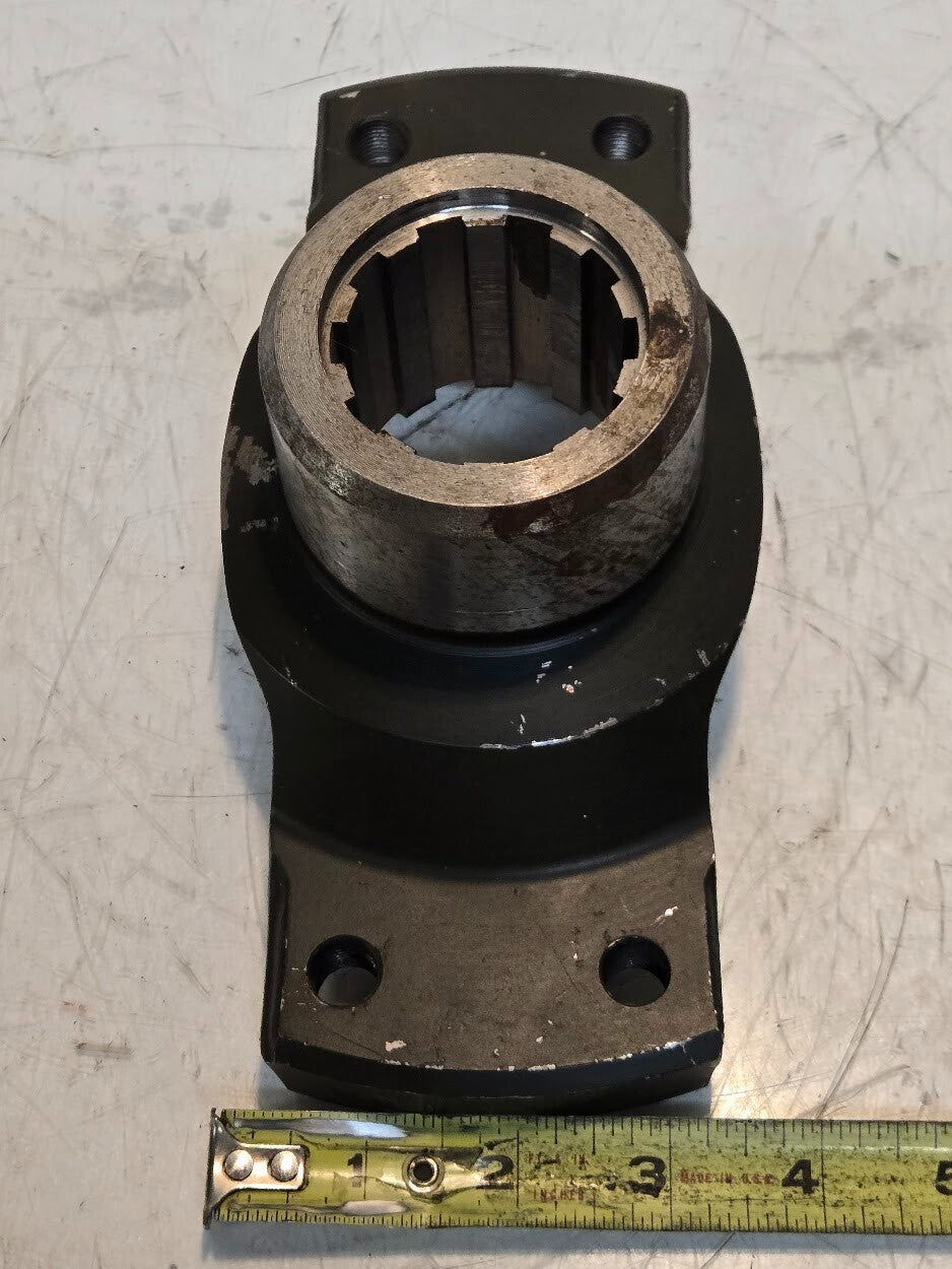 Half Round End Yoke for Eaton 72NYS312 | 10 Spline | 4 Bolt Mount | 74.4 mm Hub