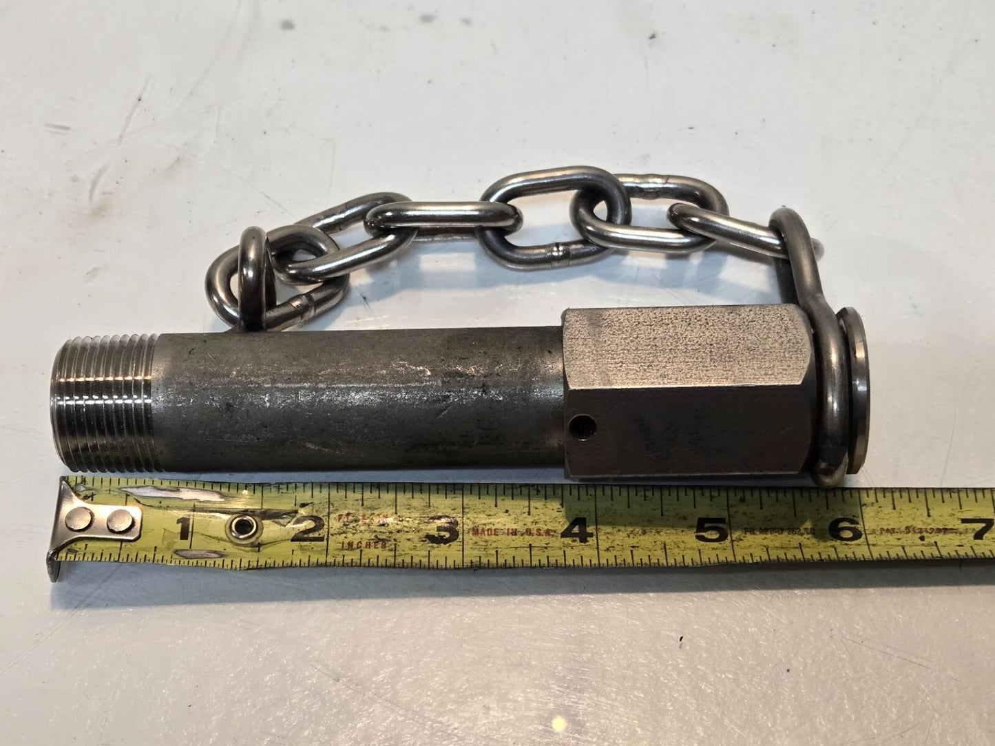 Midland 290-1-SS Body Cap | 6" Length | 3/4" NPT | 31.5mm Hex