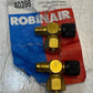 2 Quantity of Robinair 40398 Access Tees 1/4 MFL x 1/4 MFL w/ Core (2 Quantity)