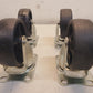 4 Quantity of Heavy Duty Plastic Casters 3" Diameter (4 Qty)