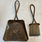 Antique Decorative Brass Crumb Dustpan & Sweeper Set