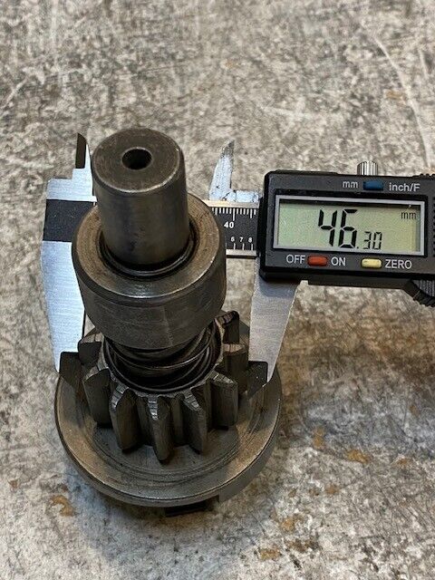 Starter Drive 12-Spline 19mm End 32mm Mid 67mm OD 5-1/4" Tall