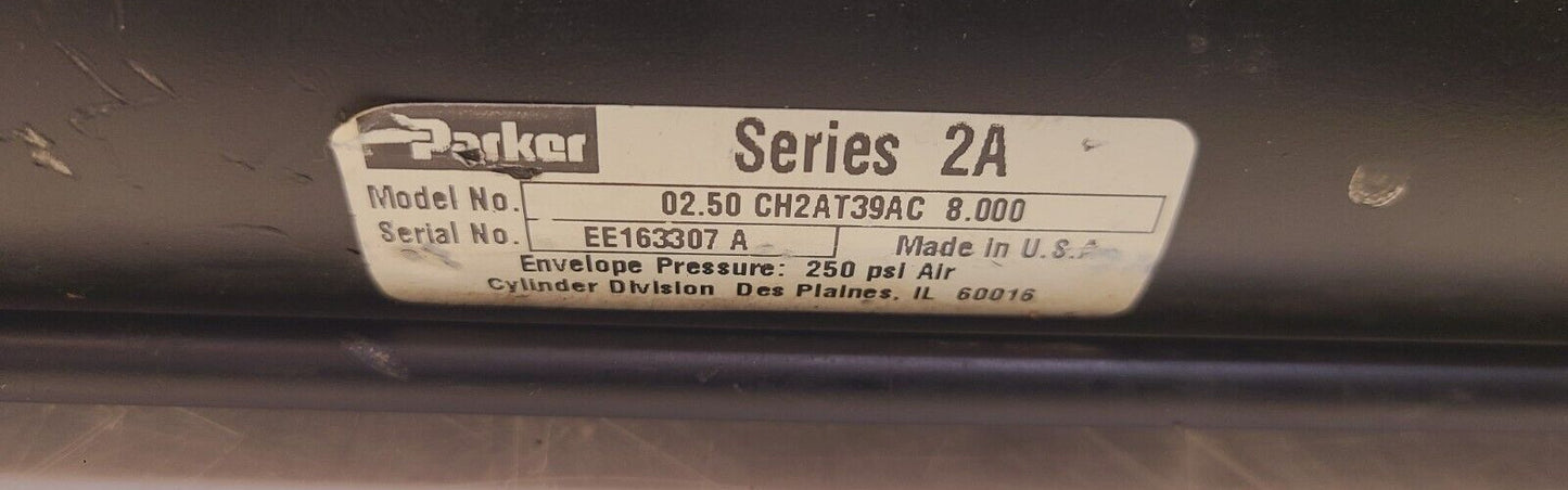 Parker Pneumatic Cylinder Heavy Duty Steel 02.50CH2AT39AC8.000 | EE163307A