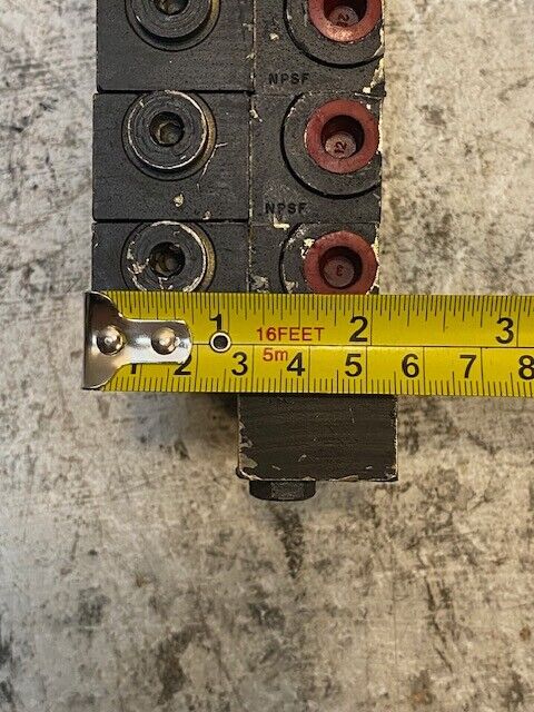 NPSF Torque Tie Rod Hydraulic Control Valve Nuts to 5-8 Ft. Lbs. 3500 PSI Max