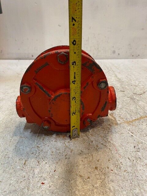 Orange Heavy Metal Gate Valve Manifold 1-3/8" 20mm Shaft 23mm Bore ID