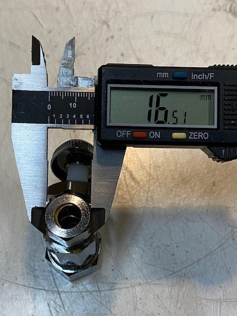 Watts PBSVC-9710-P Chrome Straight Valve 3/8 Compression to 5/8 Compression