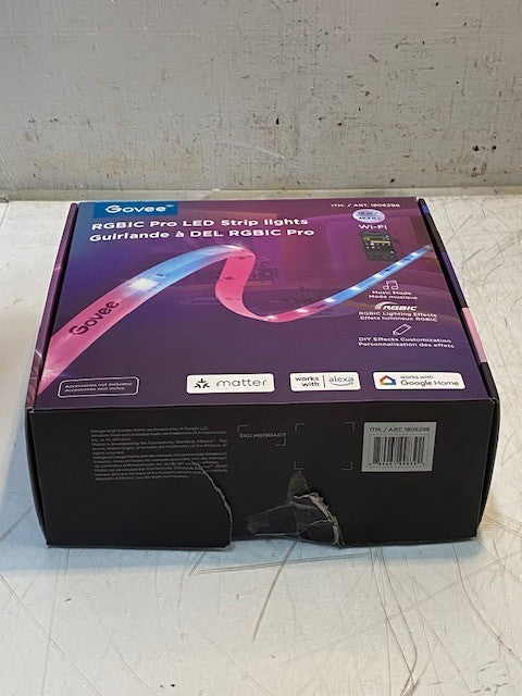Govee Smart RGBIC Pro 49.2ft LED Strip Lights 64+ Scenes & Music Sync 1806296