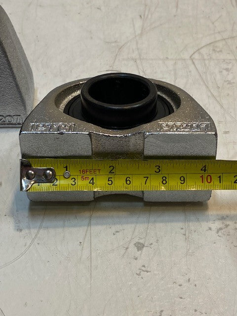 2 Quantity of IPTCI Pillow Block Bearings PA207 BUC207-23G 36mm Bore (2 Qty)