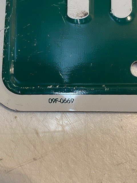 Bubba Gump Shrimp Co. It Hap'ns License Plate 09F-0669