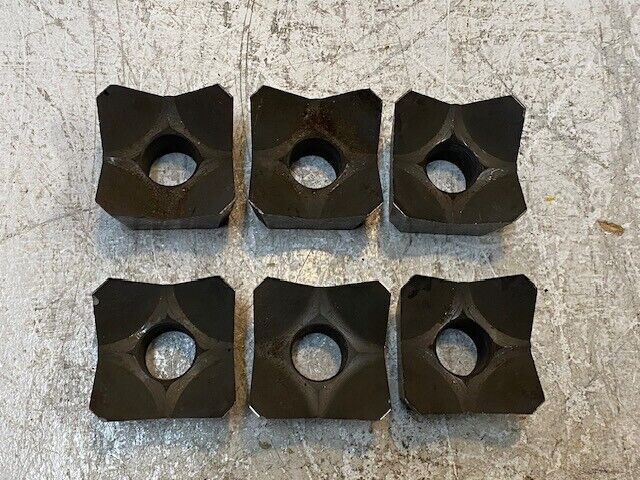 6 Quantity of Buncher Saw Forestry Stump Cutter Teeth 2-1/4" 23mm Bore (6 Qty)