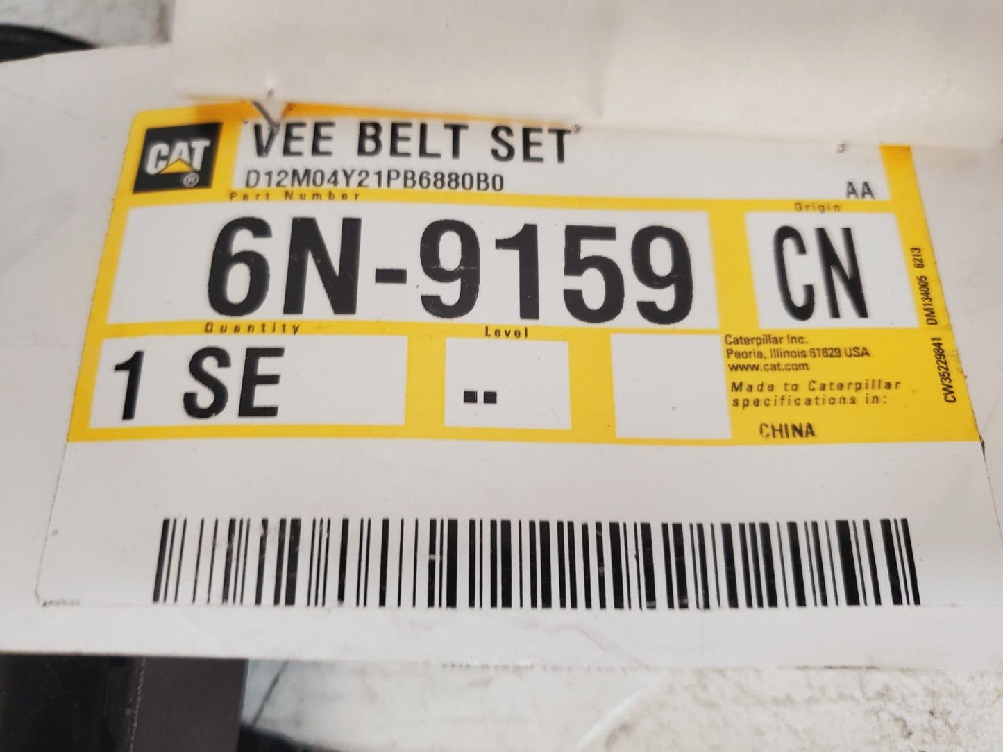 CAT Vee Belt Set For Caterpillar 6N-9159 | 6N9159