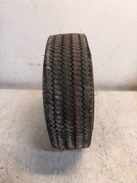 Two Count 10-Inch Air-Filled Utility Tires Sized At 4.10/3.50-4 For Wagons