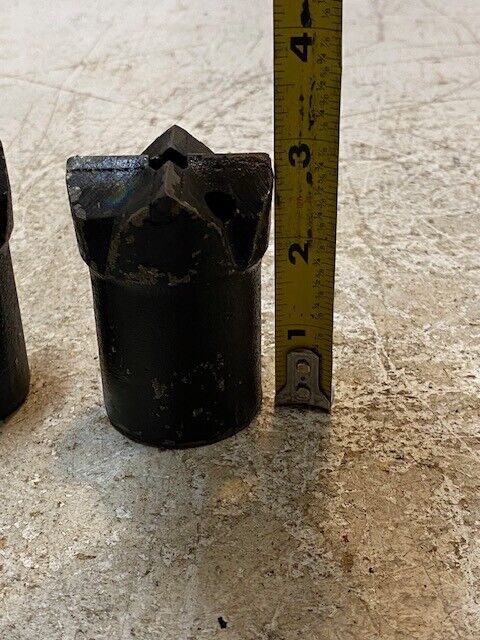 2 Quantity of Carbide Rock Bits 2-7/8" Long 29mm ID 50mm OD (2 Quantity)