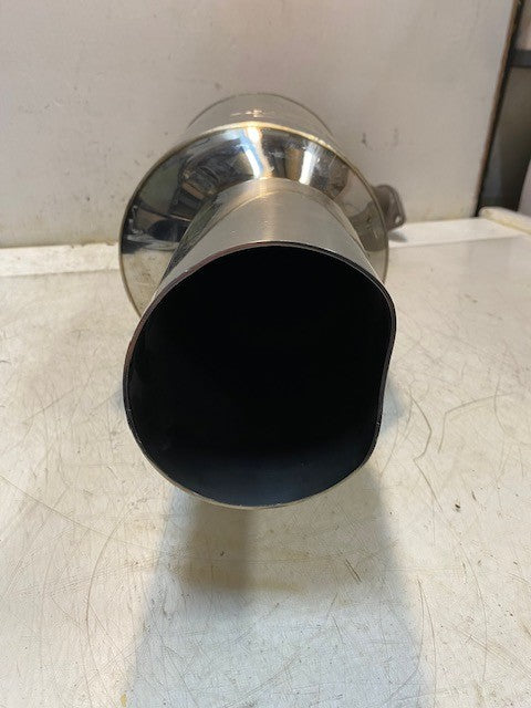 Greddy Automotive Twin-Loop Exhaust Muffler 30" Long 8-1/4" Dia. 57mm Bore
