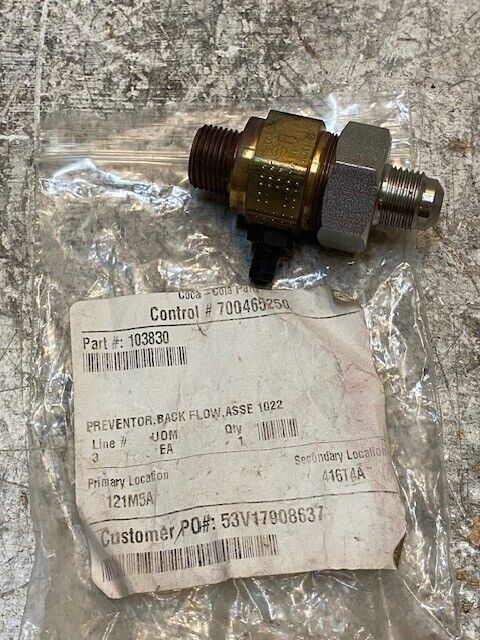 Anderson Brass Back Flow Preventor 103830 ABF-1LL ASSE 1022 Type B 200 Psi