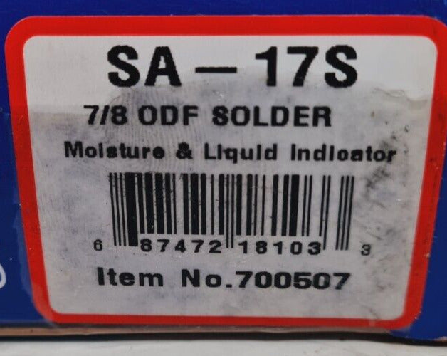 3 Qty Sporlan 7/8ODF Solders Moisture & Liquid Indicator SA-17S | 700507 (3 Qty)