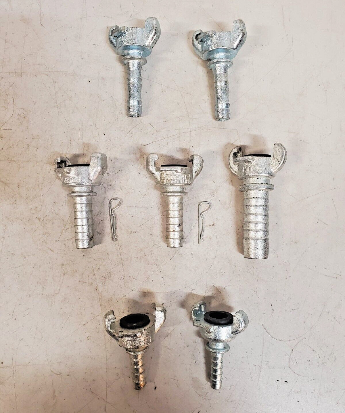 7 Quantity of Dixon & Other Brands Mix Sizes Air King Hoses End (7 Qty)
