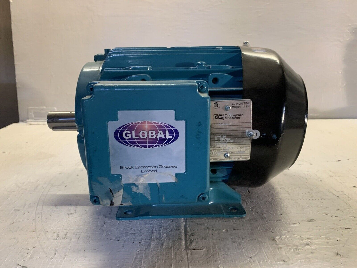 Brook Crompton AC Induction Motor 7.5HP 230/460V 17.2/8.60A