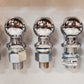 5 Quantity of Curt MFG Chrome Trailer Hitch Ball 2" | 6000 Lb | A-4 (5 Qty)