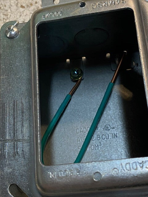 Case of 20 Quantity of Caddy Erico A1SF1G Stud Mount Boxes Single Gang