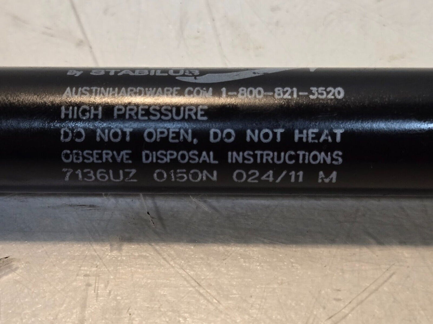 Genesis by Stabilus Gas Spring 7136UZ 0150N 024/11 M | 10 1/4" Long 3.13" Stroke