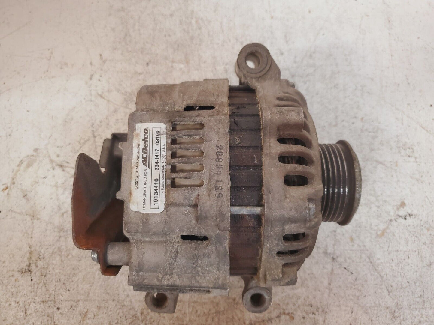 ACDelco Remanufactured Alternator 334-1417 | 08199 | 19134410