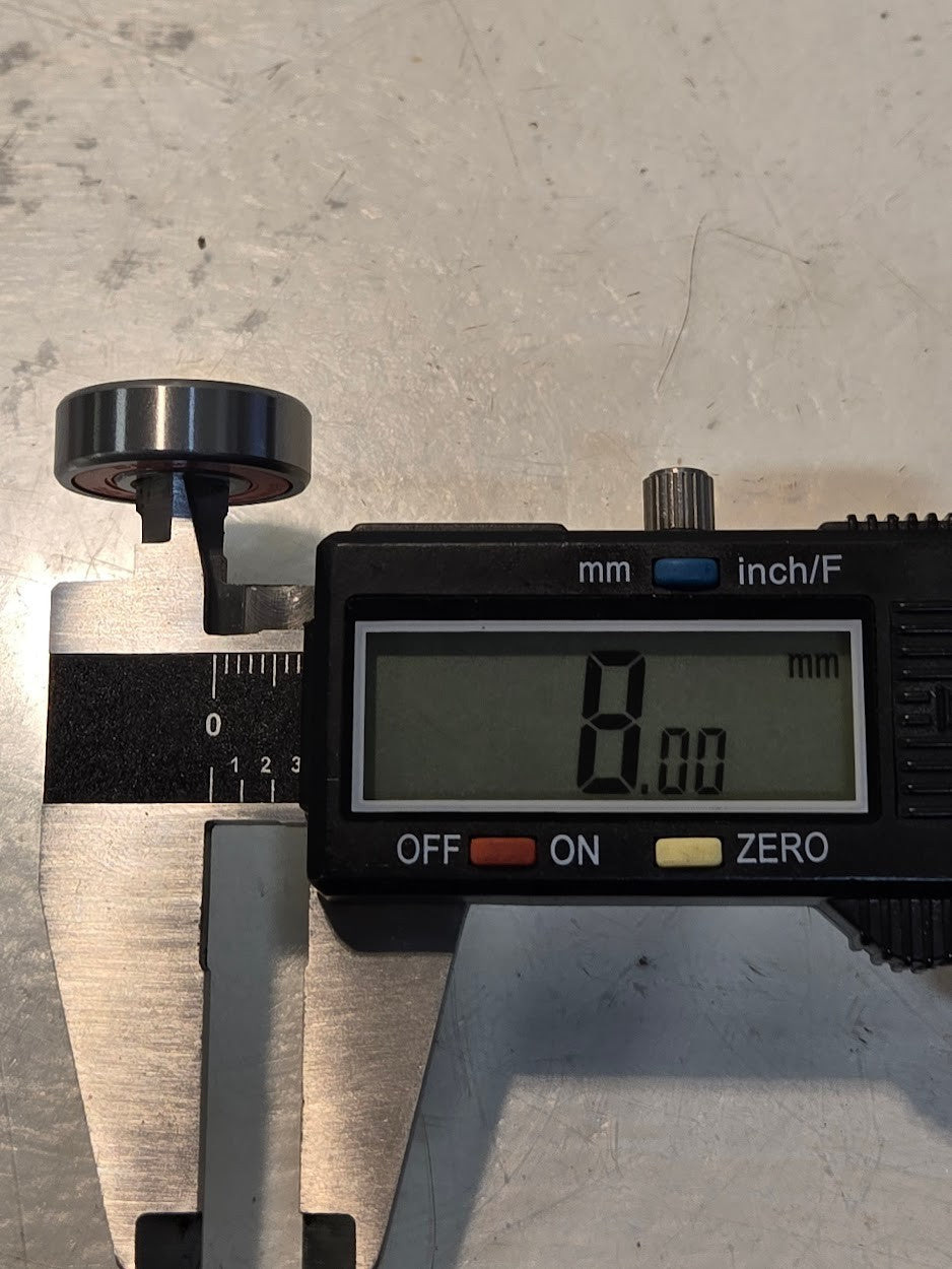 7 Quantity of Bones SDC Skateboard Bearings | 22 mm OD x 8 mm Bore (7 Qty)