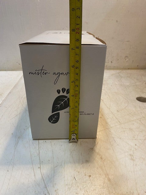 Box of Mister Agave Standard Black Agave Wrapped Straws 8.25 Inch 2000 Straws