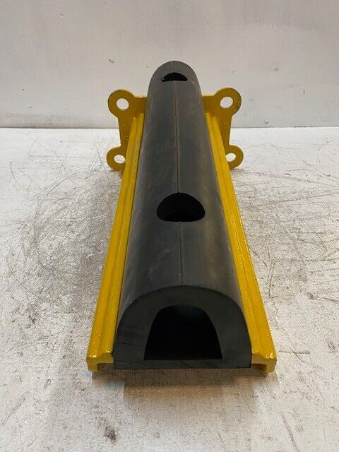 Vestil Steel Rack Guard with Rubber Bumper 18-1/2" L 10-1/2" W 8" H