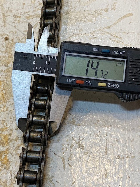 10 Quantity of Tsubaki RS40 Chain 26" Chain Strands (Aprox. 21-1/2 Ft Total)