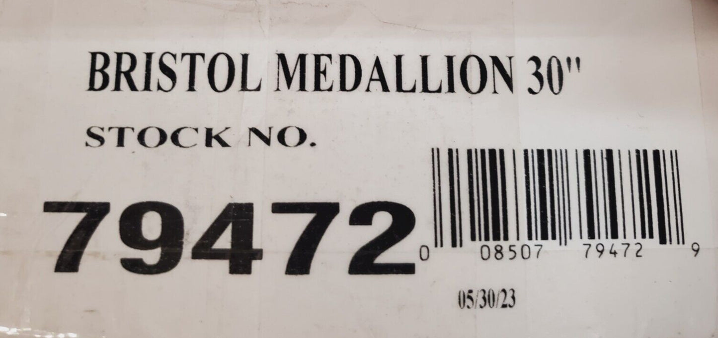 Bristol 30" Ceiling Medallion With 4" Center Hole 79472 | RS-03HBG-79472