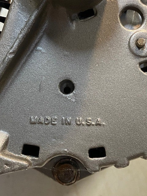Alternator Made in USA for Marine Engines 6-1/2" Black Fan Disc Pulley