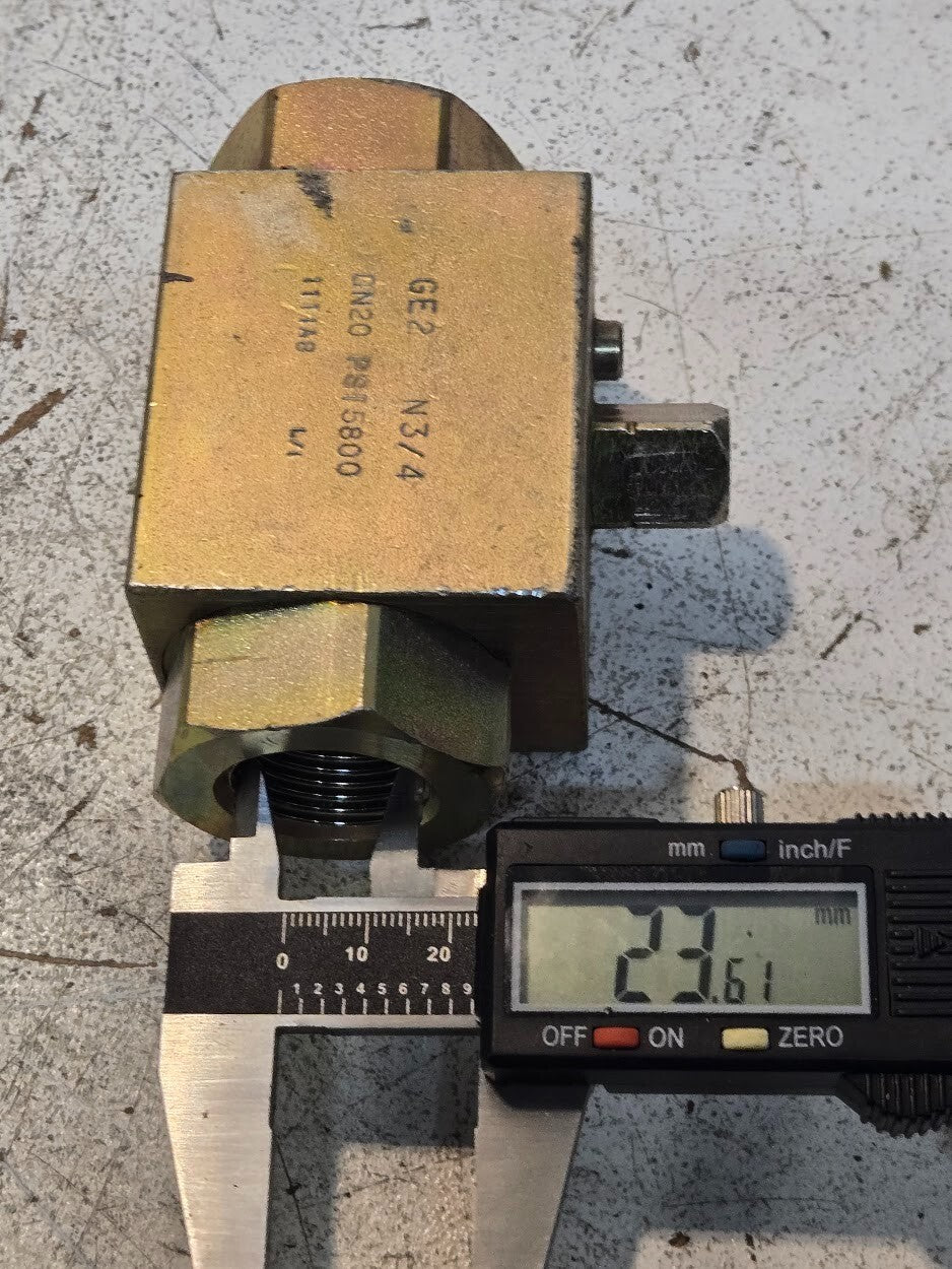 High Pressure 3/4" Ball Valve GE2 DN20 PSI5800 1111AB