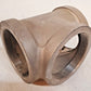 Stainless Steel T-Shaped Tee 3 Way Pipe Coupling 6.5" Diameter x 10" Width