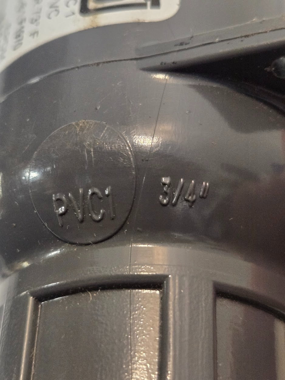 Spears 3/4" SCH 80 PVC Ball Valve 2121-007 | 235 PSI 73F | 0097426 | NSF-61