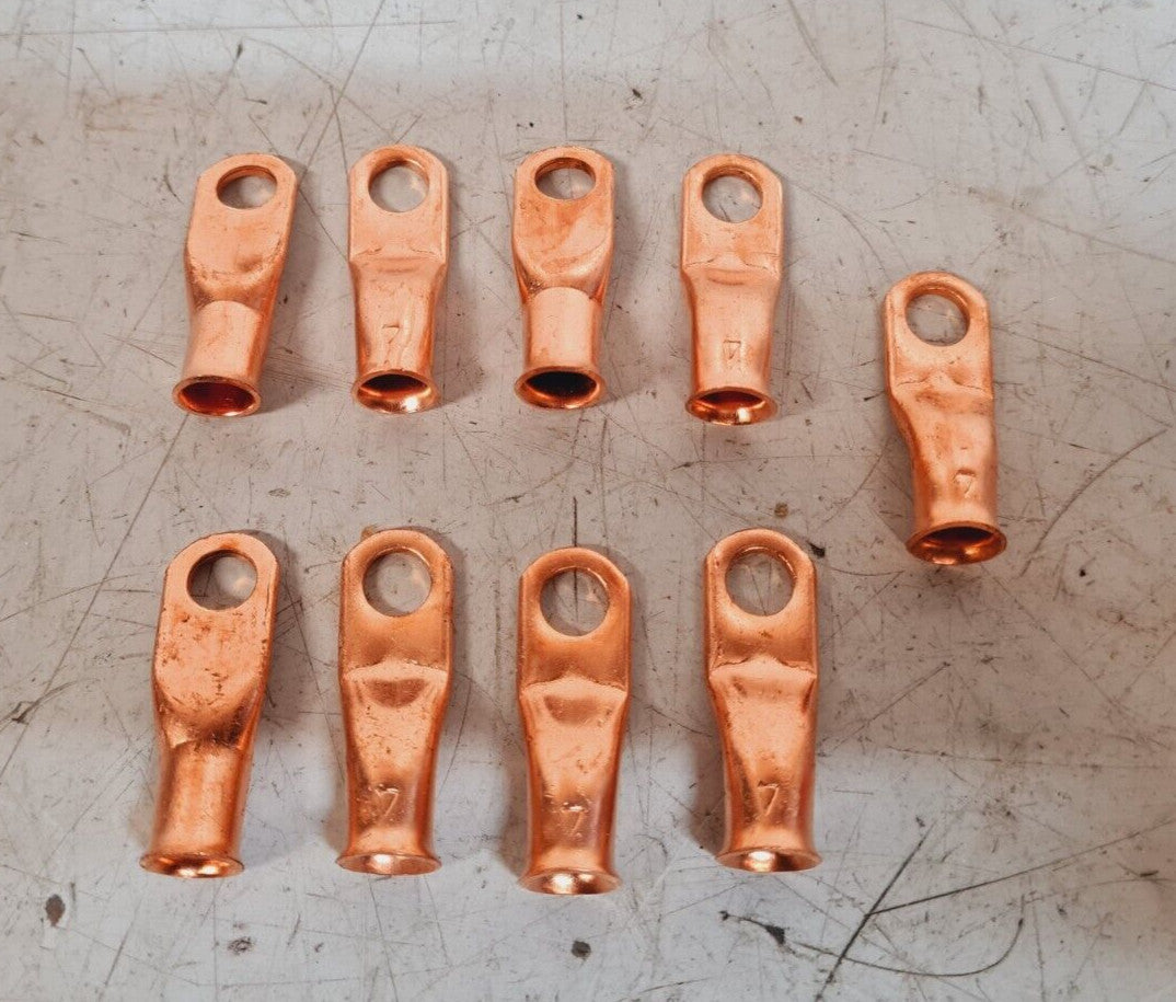 9 Quantity of CarQuest Copper Crimp Lugs 4GA BP332 | 14009 (9 Qty)